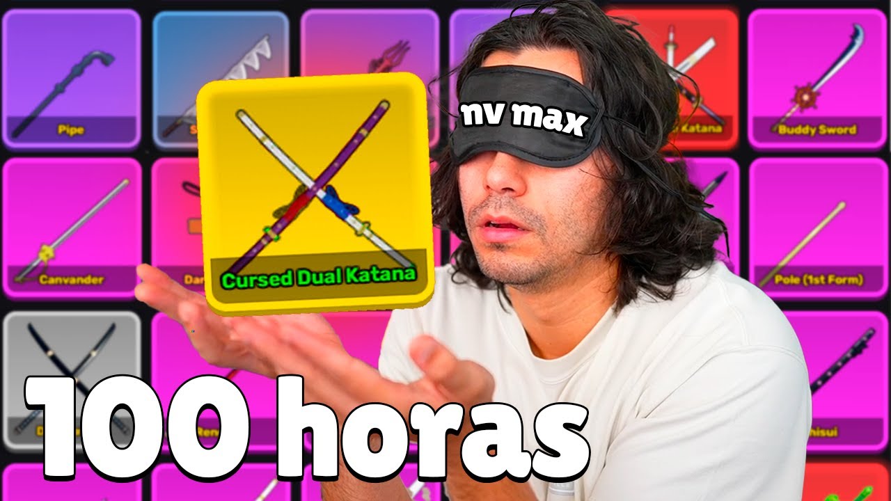 100 HORAS MASTERIZANDO MINHA CONTA NO BLOX FRUITS