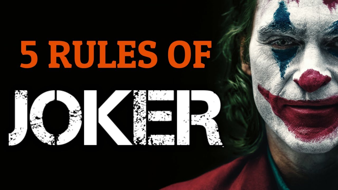 5 RULES OF JOKER | Heath Ledger | Joaquin Phoenix | The Dark Knight | Joker | Dare To Change