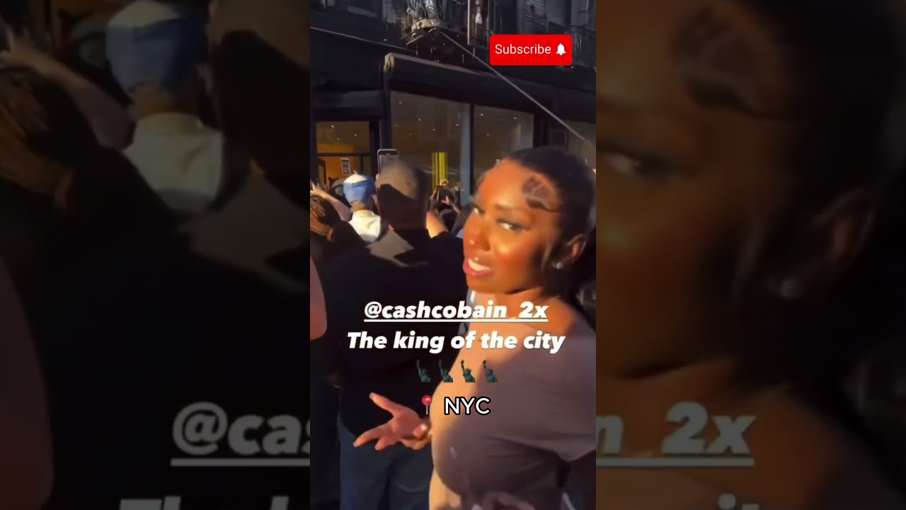 Cash Cobain Plays Rum Punch for Crowd While on NYC Fire Escape