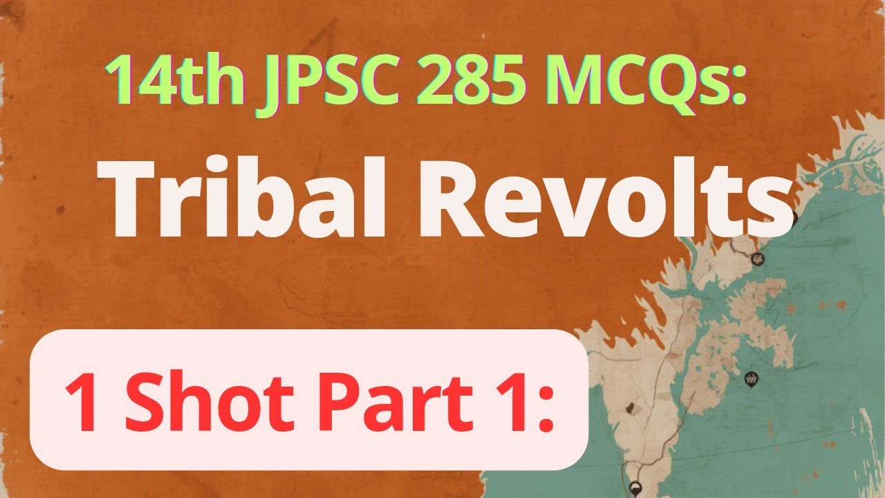 14th JPSC Tribal Revolts | 285 MCQs जनजातीय विद्रोह |पहाड़िया विद्रोह (1772-1782) | #jpsc