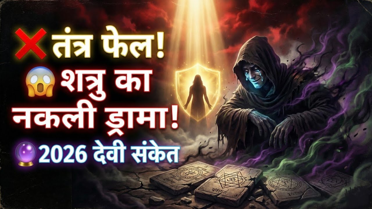 ⚠️ 2026 शत्रु खुलेंगे बेनक़ाब!तंत्र फेल हुआ तो शुरू हुआ नकली ड्रामा 😈 #tarot #thirdparty 