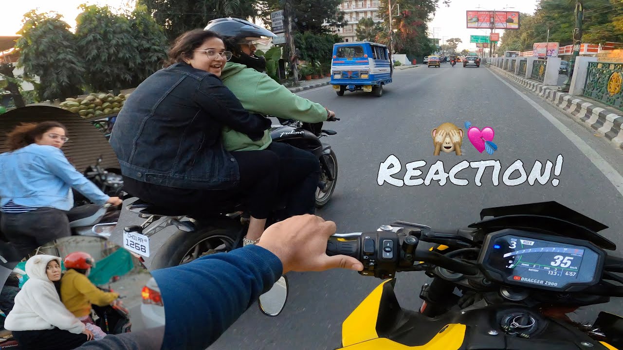Loudest Kawasaki Z900 Screaming on Road | Yellow Z900 One in India #kawasaki #z900 #reaction