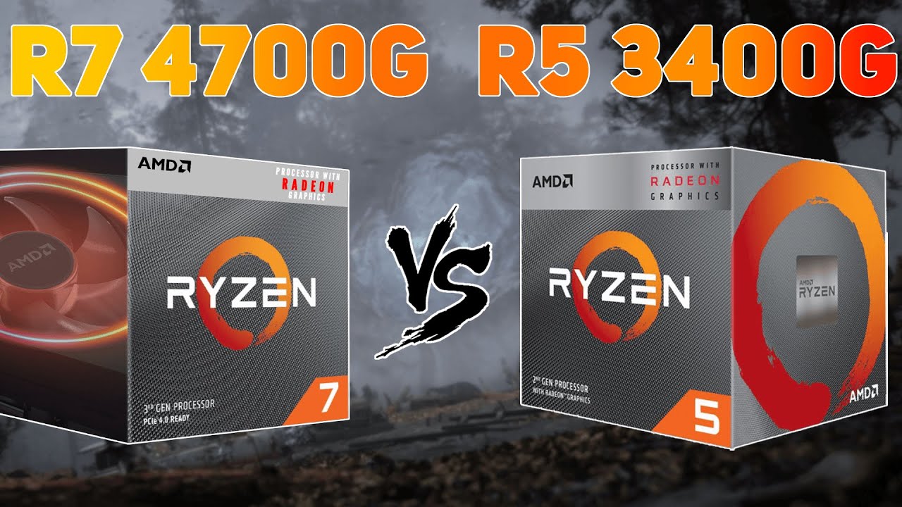 Ryzen 7 4700G vs Ryzen 5 3400G | Vega 8 (new) vs Vega 11 (old)