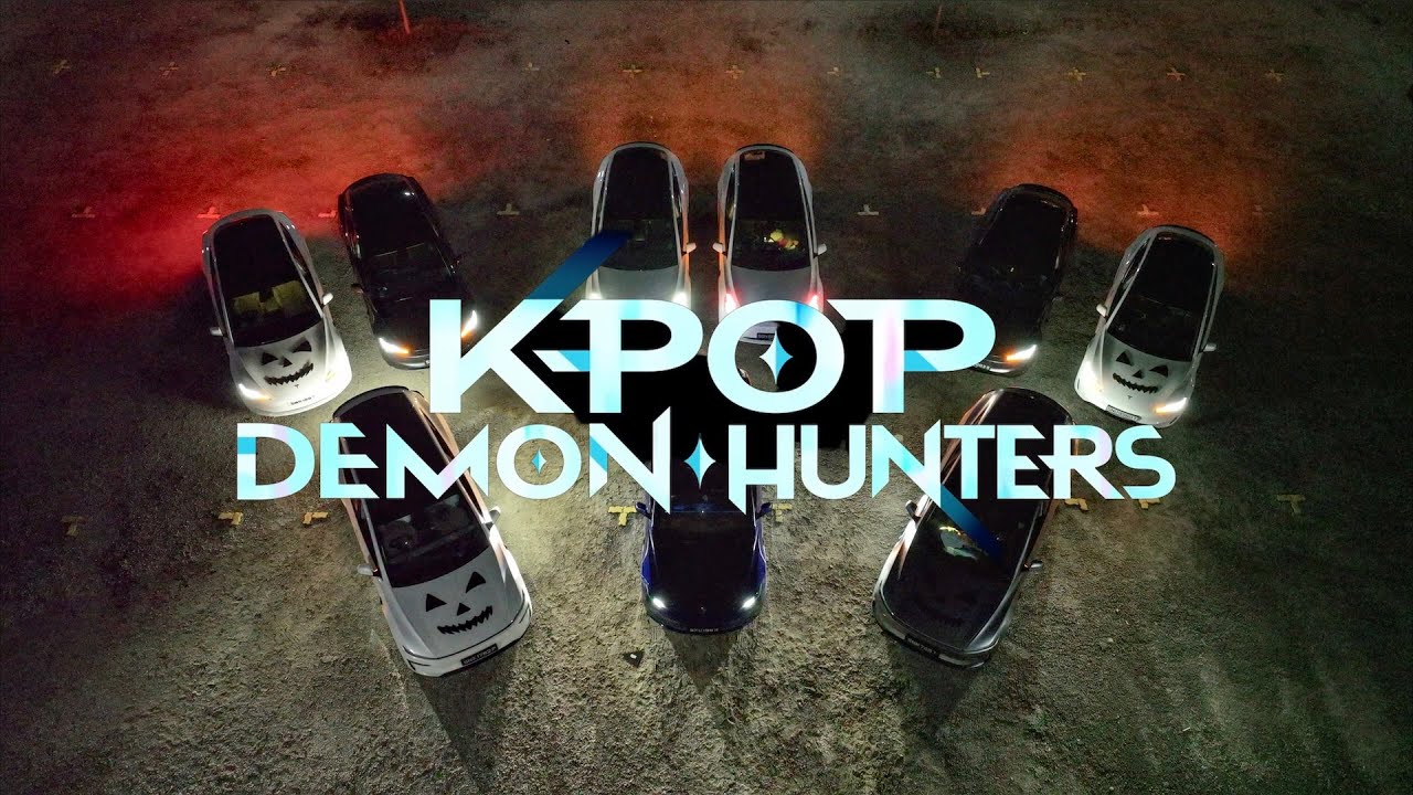 Golden (KPop Demon Hunters) - Световое шоу Теслы на Хэллоуин!