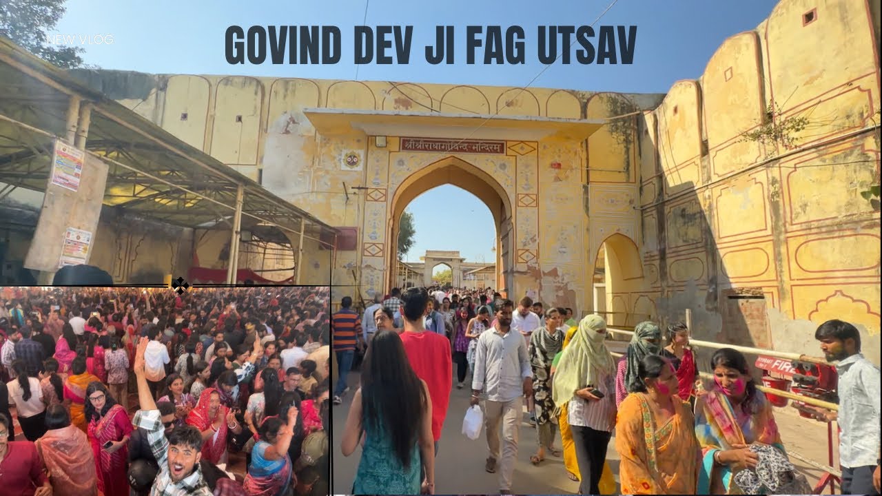 Govind devji mandir fag utsav✌️🚩🌺 ||Part-1||Abhayjarwalvlog