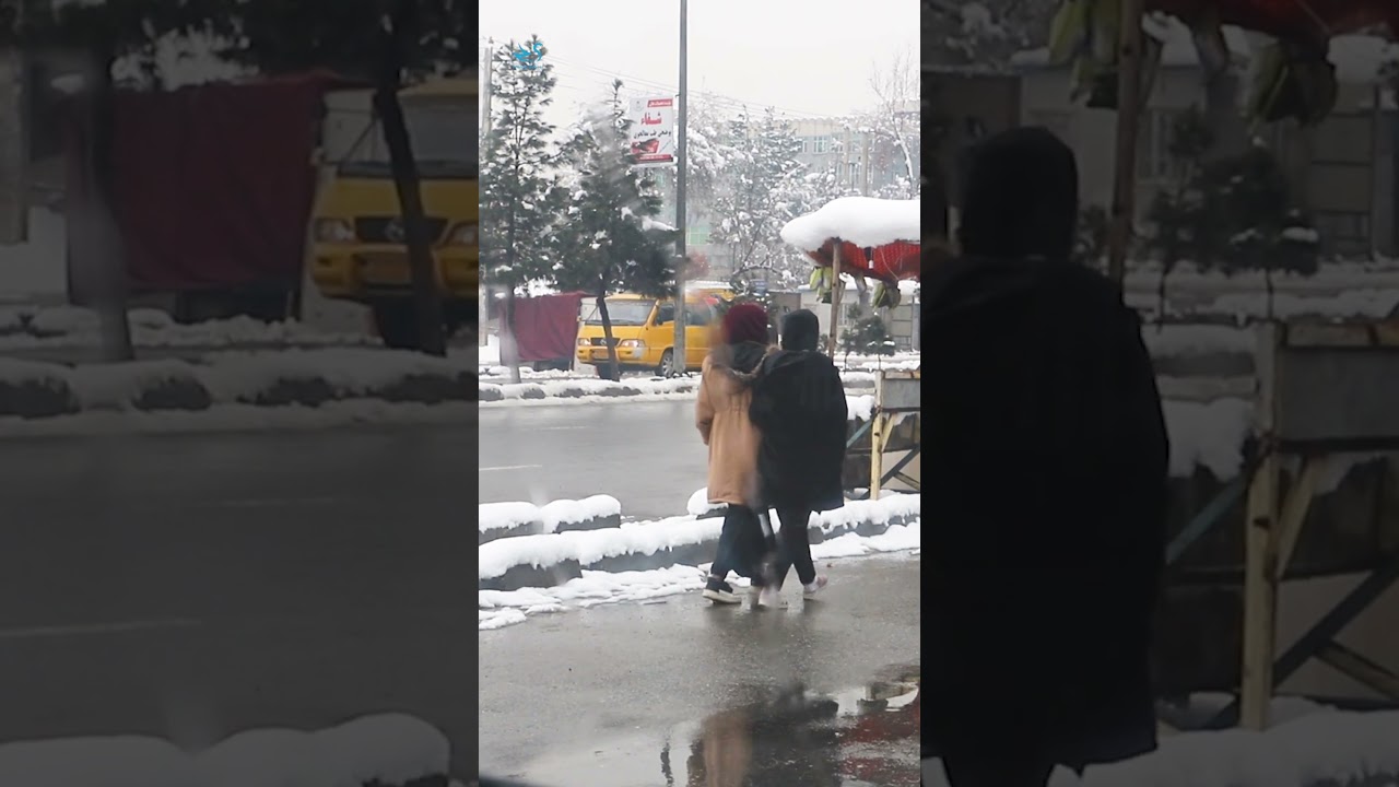 Snowfall in Kabul  #travel #afghanistan #food #nature #tourism #vlog #roadtrip #beautiful #mountains