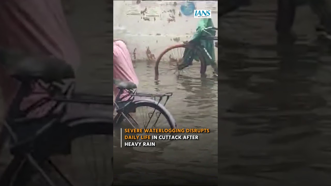Severe Waterlogging Disrupts Daily Life in Cuttack After Heavy Rain