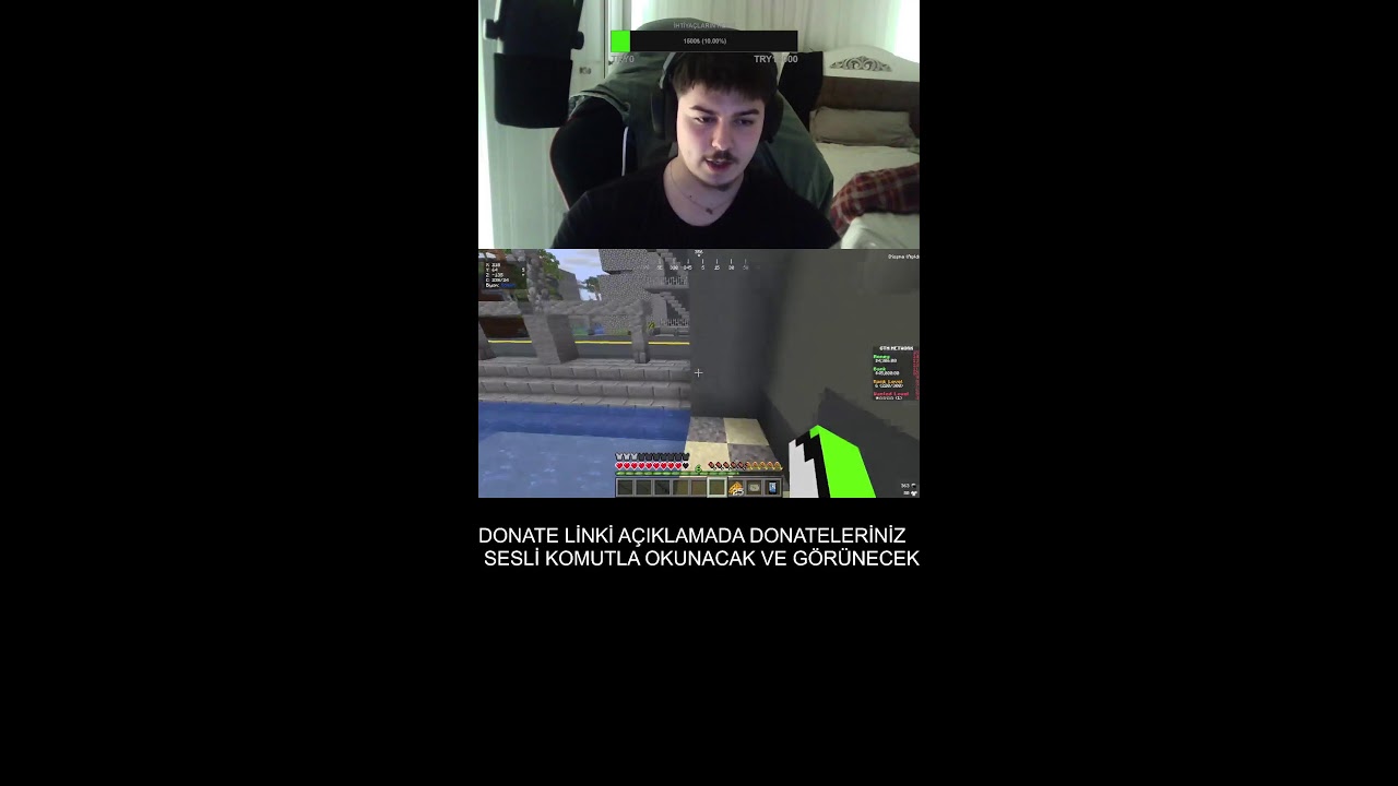 MİNECRAFT GTM YAYINI  GELLL DONATE LİNK AÇIKLAMADA