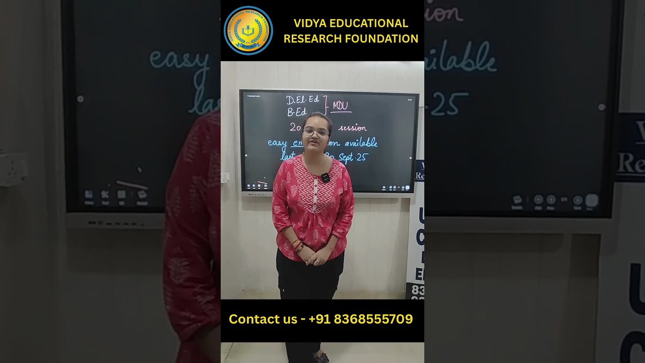 B.ed MDU Admission 2025 | B.Ed & D.El.Ed from MDU | Distance & Regular Courses #bachelorofeducation