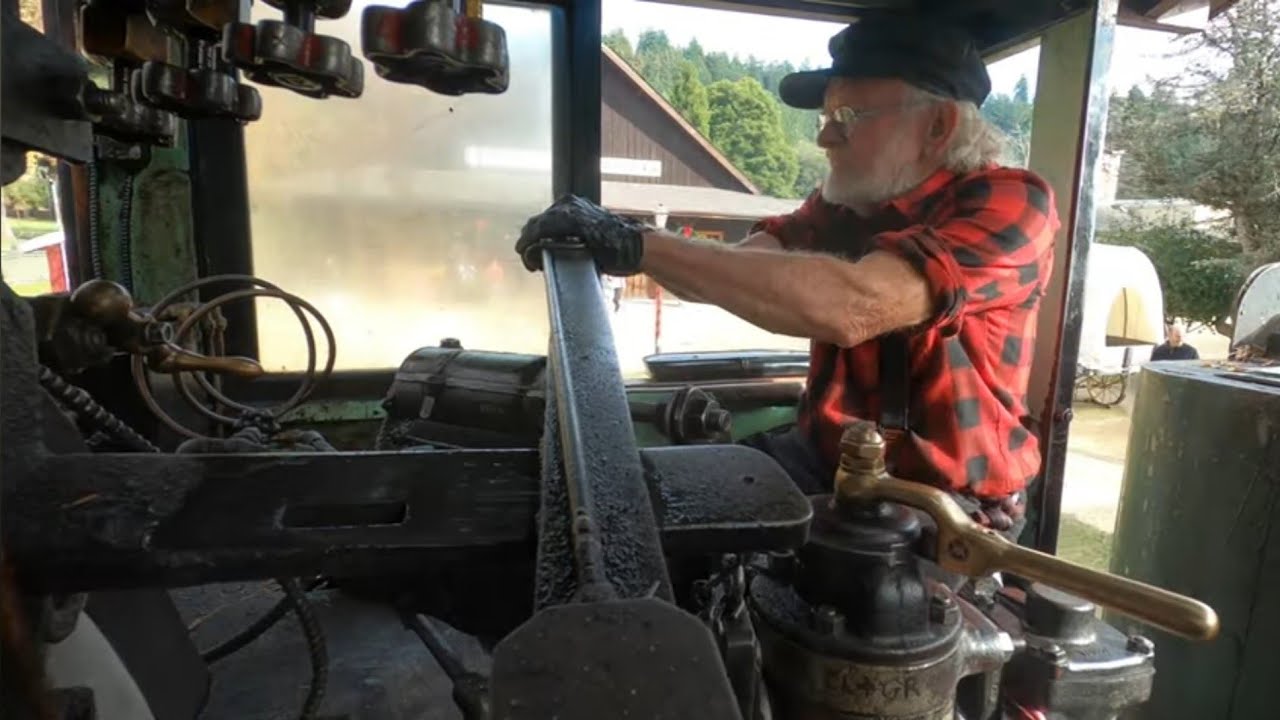 Gopro on the Throttle of Steam Train in Roaring Camp Railroad