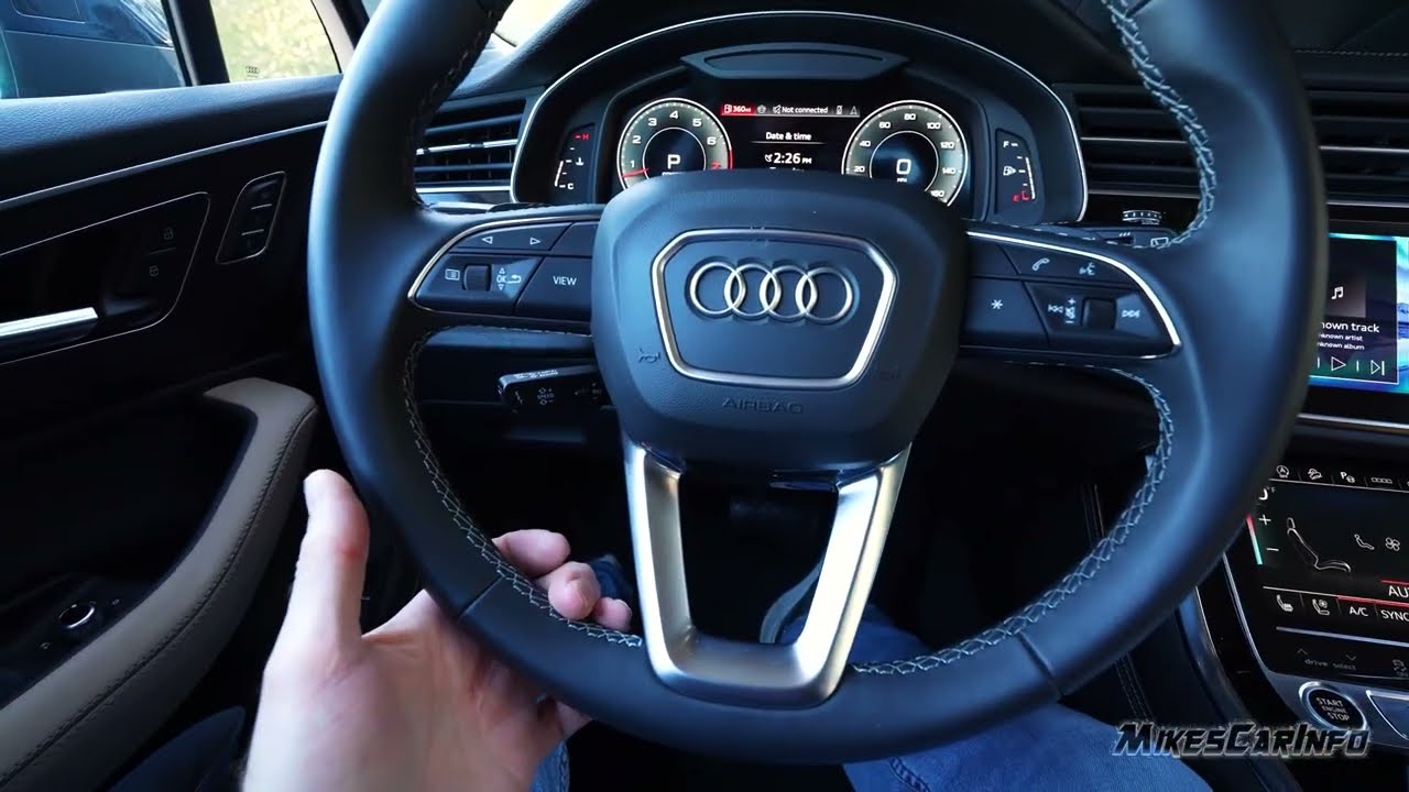 2025 Audi Q7 CONTROLS Explained &mdash; Dashboard, Steering Wheel & Screen Guide