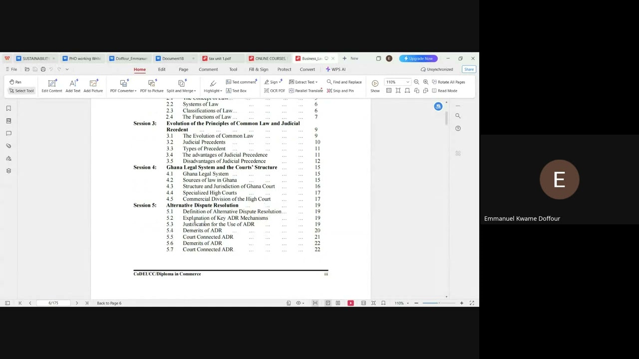 SBU 203D BUSINESS LAW 1 WEEK 1