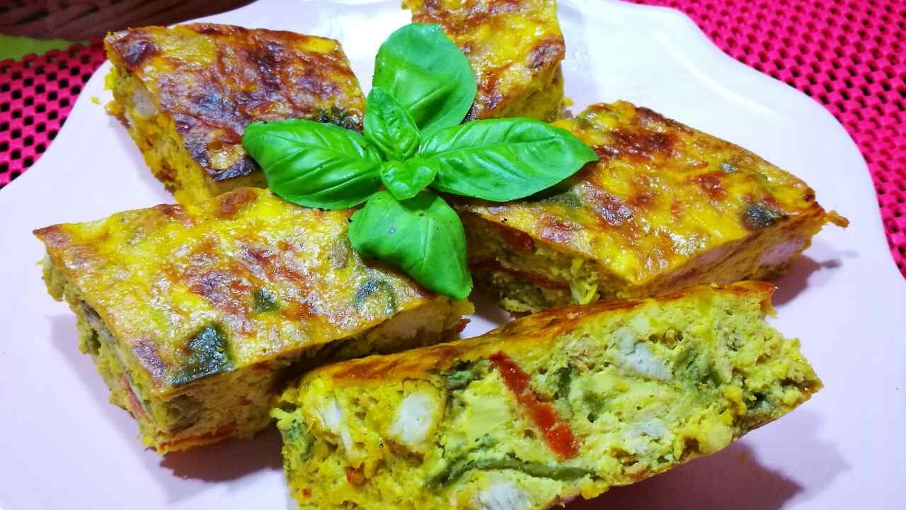 طاجين سلاطة مشوية التونسية / Tajine slata  mechwiya
