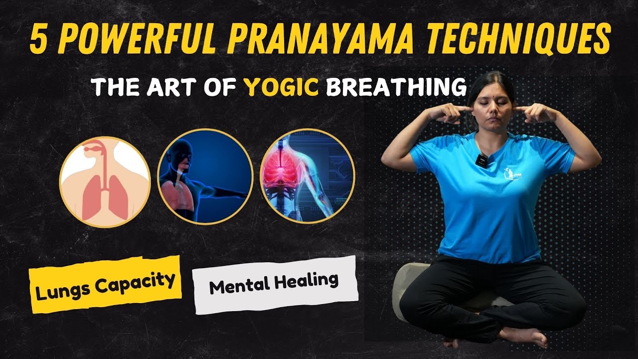 5 Powerful Pranayama Techniques : Master The Art of Breathing @yogatute