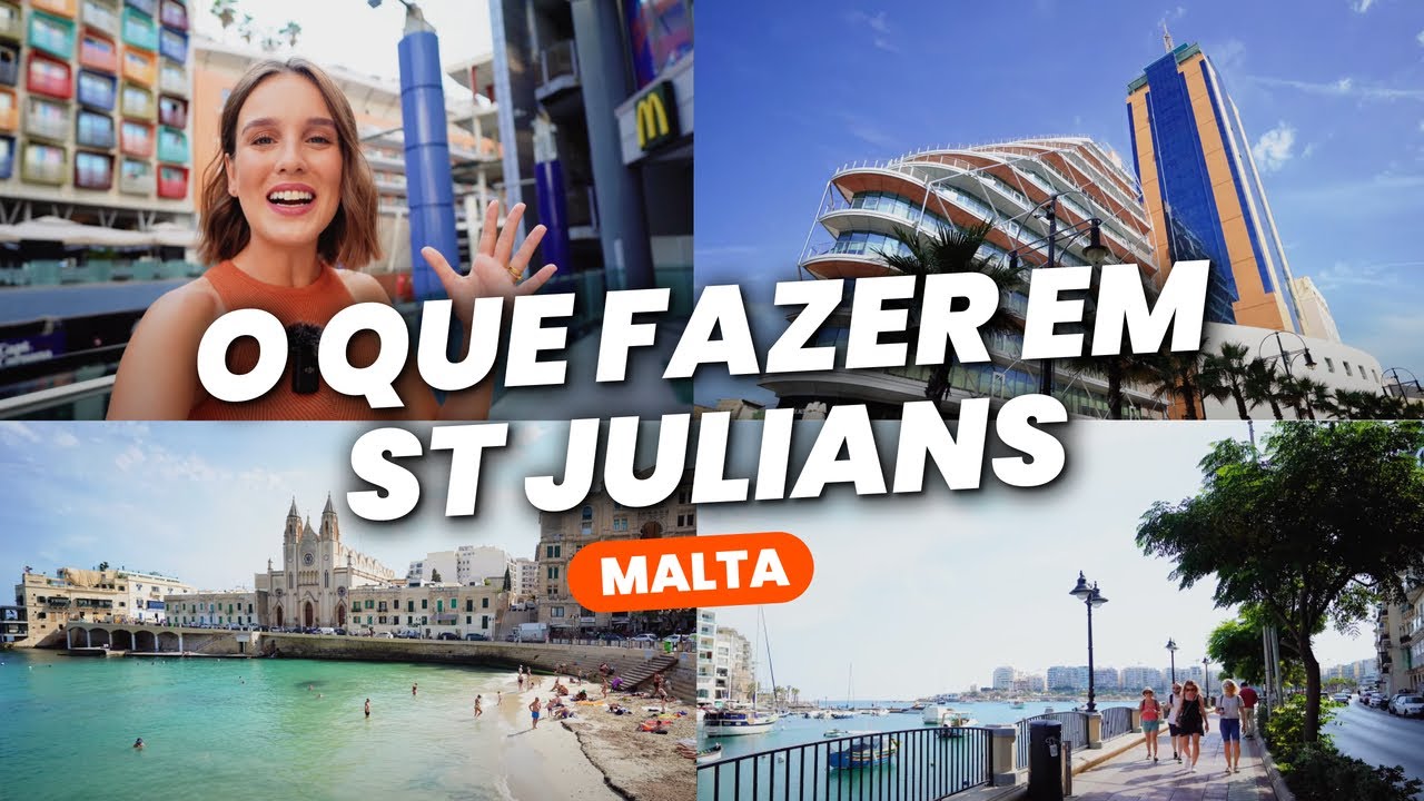 DICAS DO QUE FAZER EM ST JULIANS, MALTA 🇲🇹