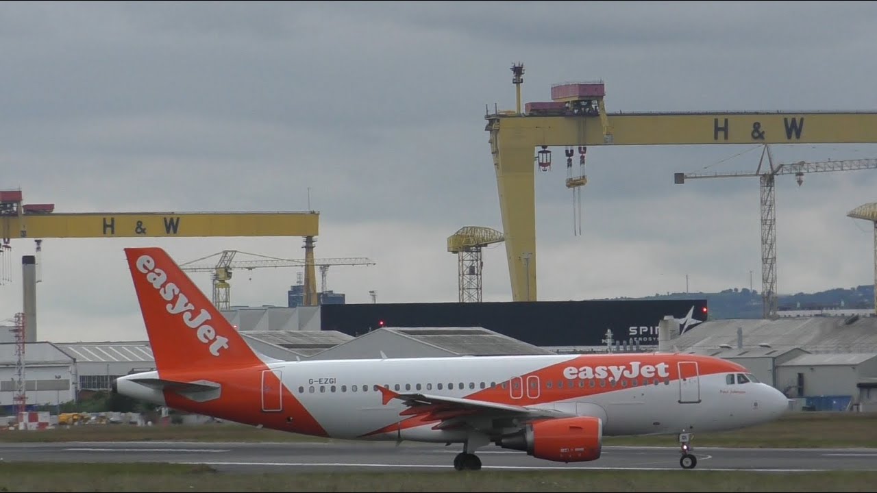 Arrivals And departures ￼ plane spotting  Belfast city Airport, BHD