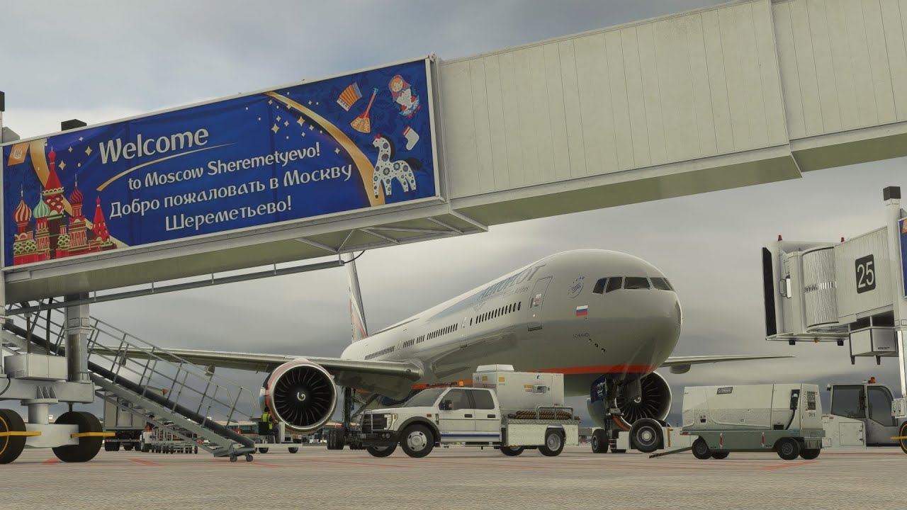 Boeing 777 [B77W] / Full flight / Moscow-Simferopol (UUEE-URFF) | MSFS2020 | \ VATSIM /