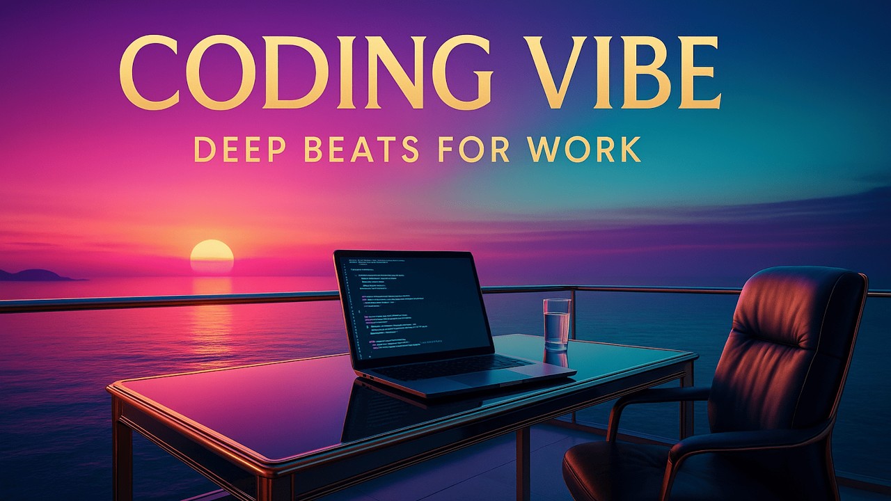 Coding Vibe • 2-Hour Deep House Focus Beats for Coding, Work & Study (2025)