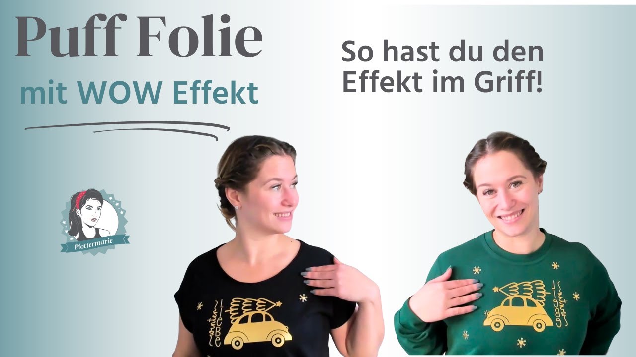 Alles, was du über unsere neue PUFF FOLIE wissen musst! 🤯/ Plottermarie