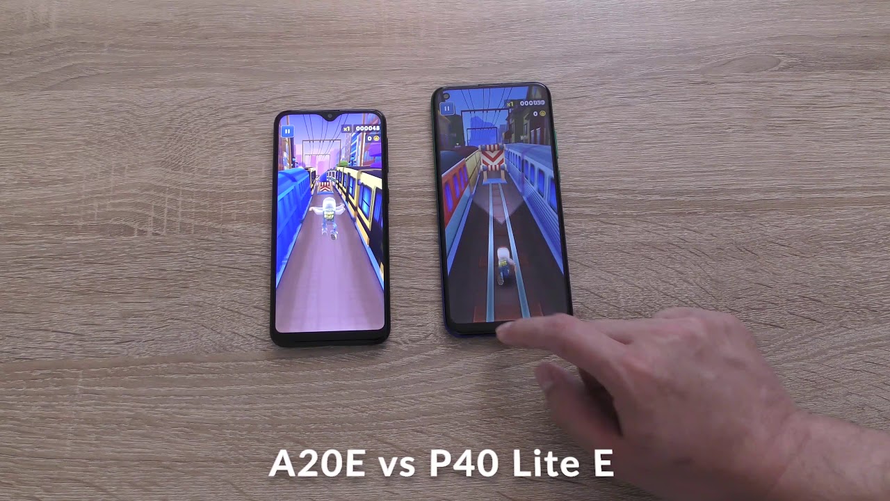 Huawei P40 Lite E vs Samsung Galaxy A20e: Comparison - speed test