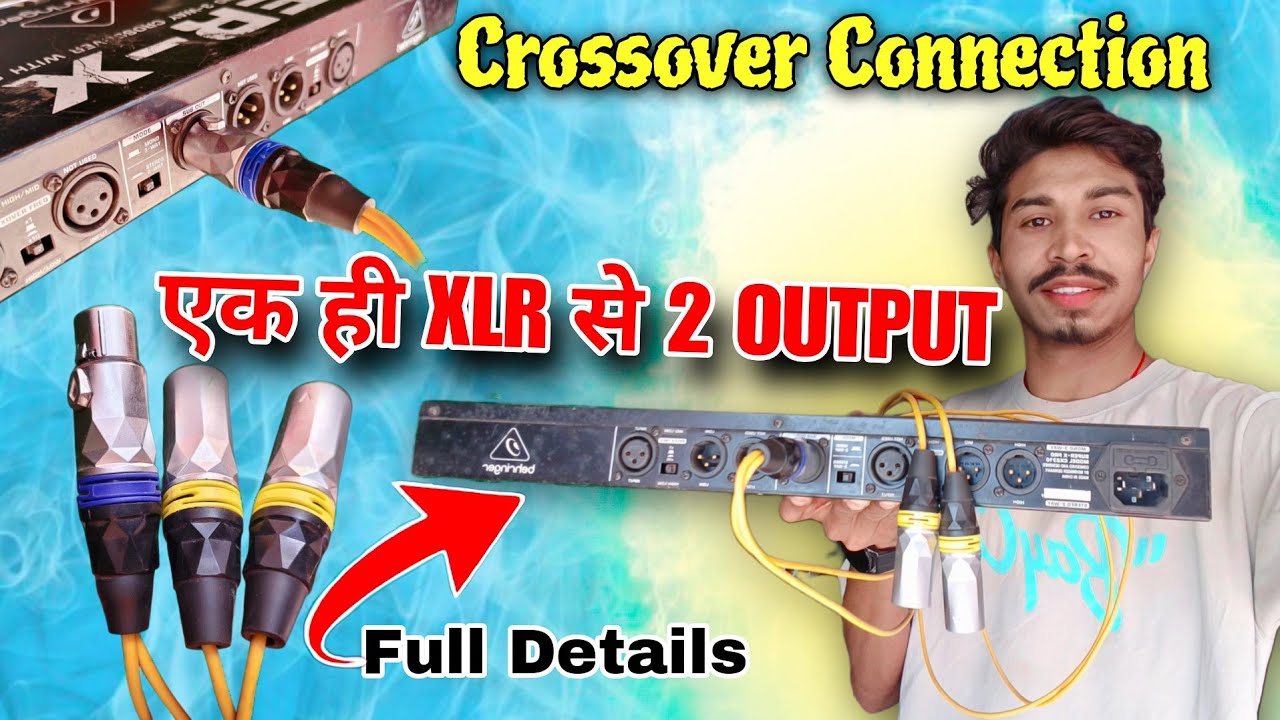  DJ Crossover Connection / 1 XLR Se 2 Output Ka Perfect Jugaad 🔥
