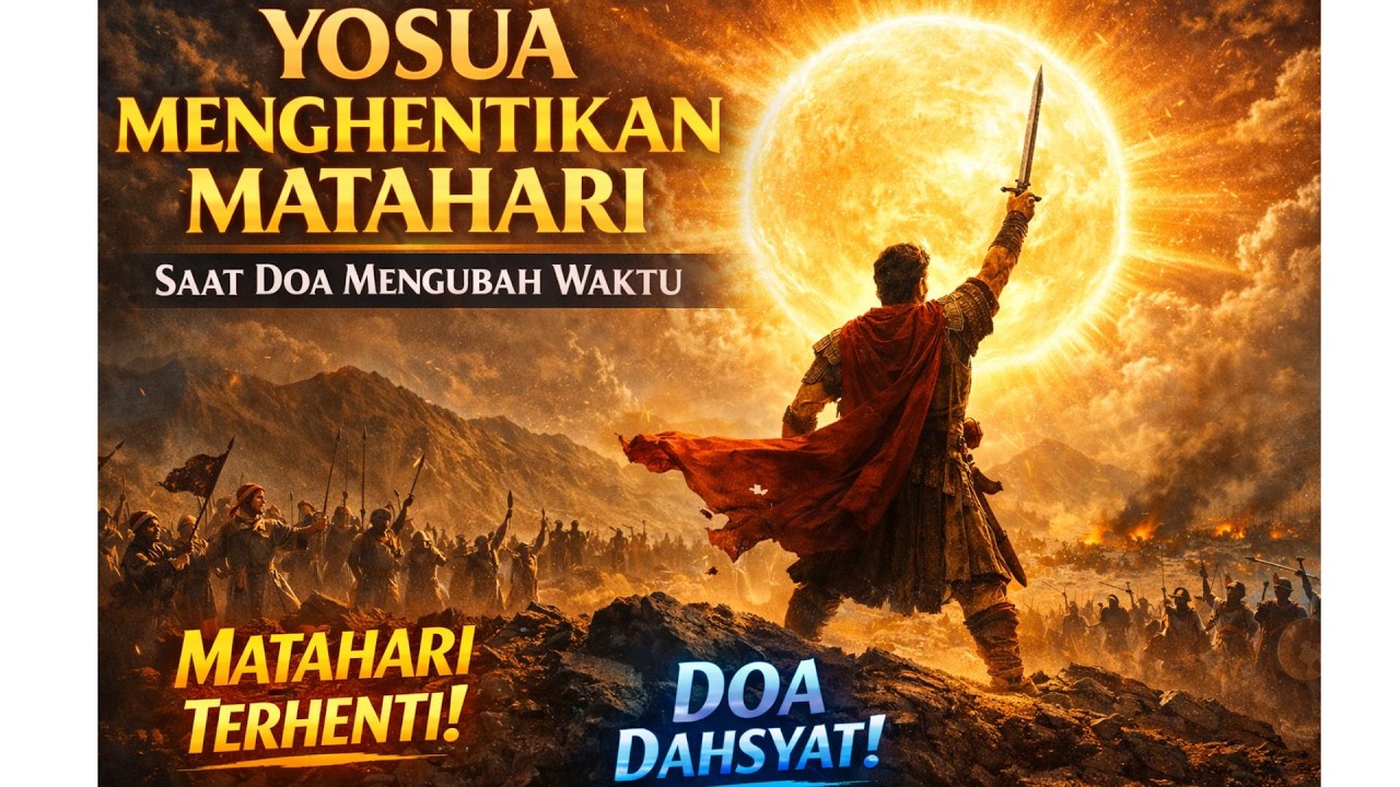 🎬 YOSUA MENGHENTIKAN MATAHARI || SAAT DOA MENGUBAH WAKTU#kisah #kitabsuci #jesus @RonnyEston
