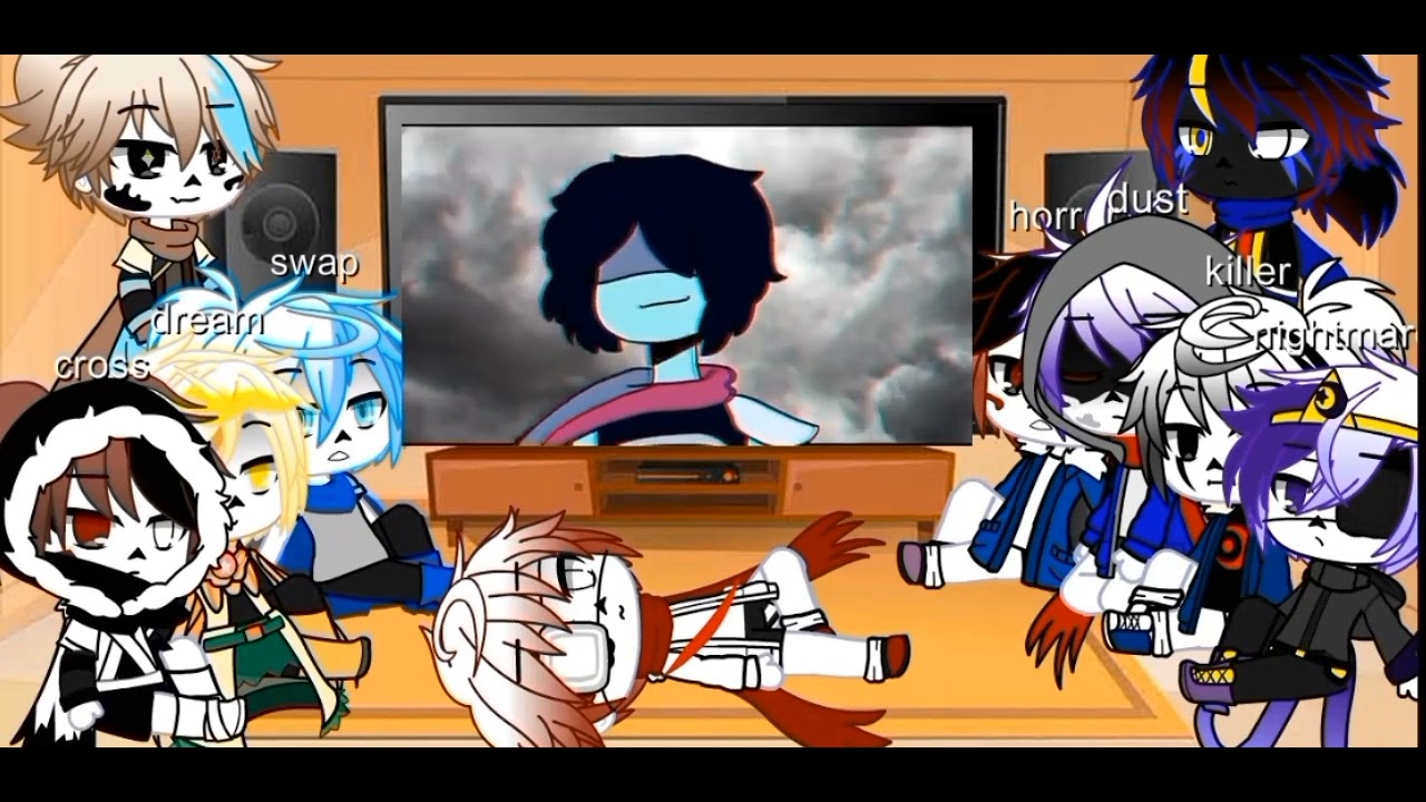 sans au's react to kris/sans au's reagem a kris ||deltarune||(part 2)🇧🇷🇱🇷