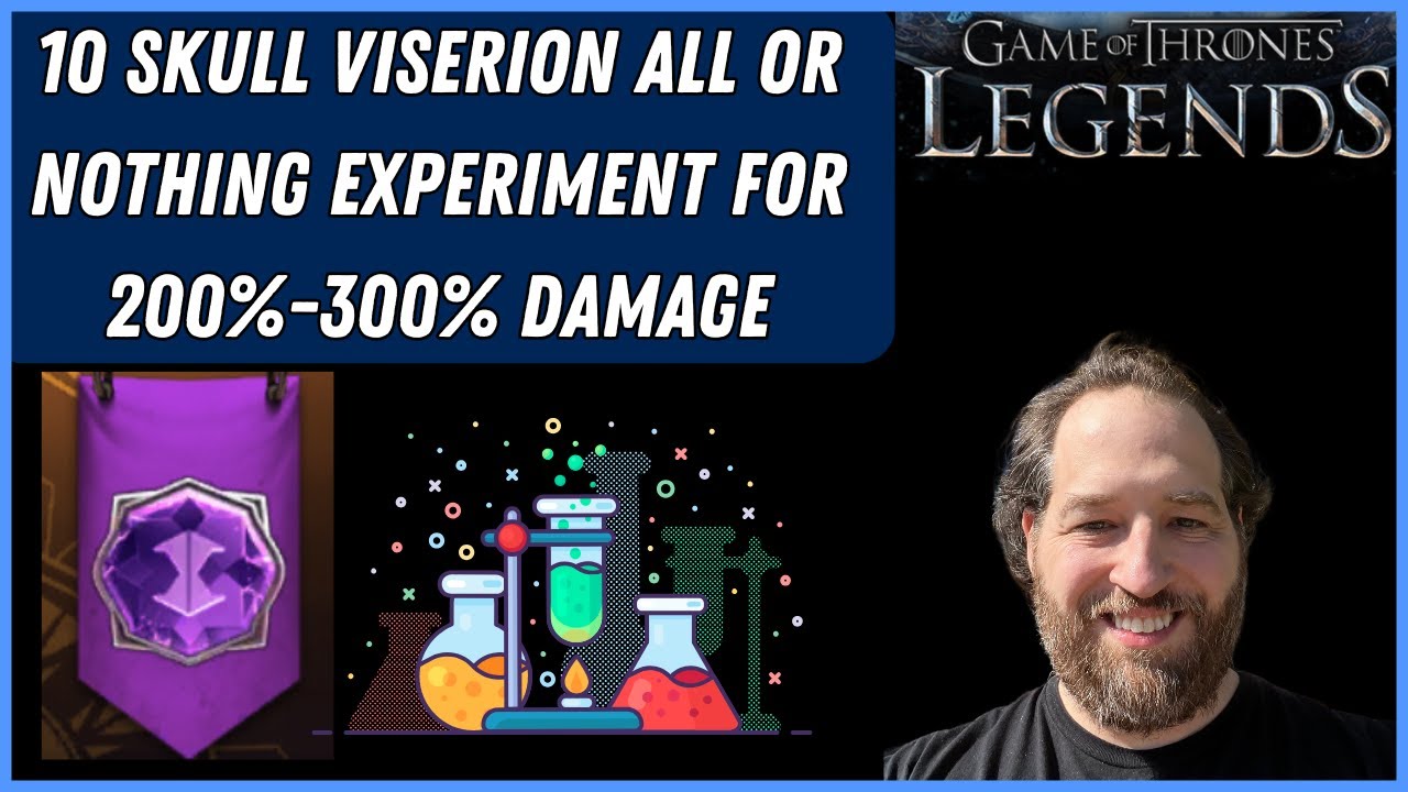 Game Of Thrones Legends RPG | ALL OR NOTHING TEAM vs. VISERION 200%-300% Damage Teams Experiment 🫀