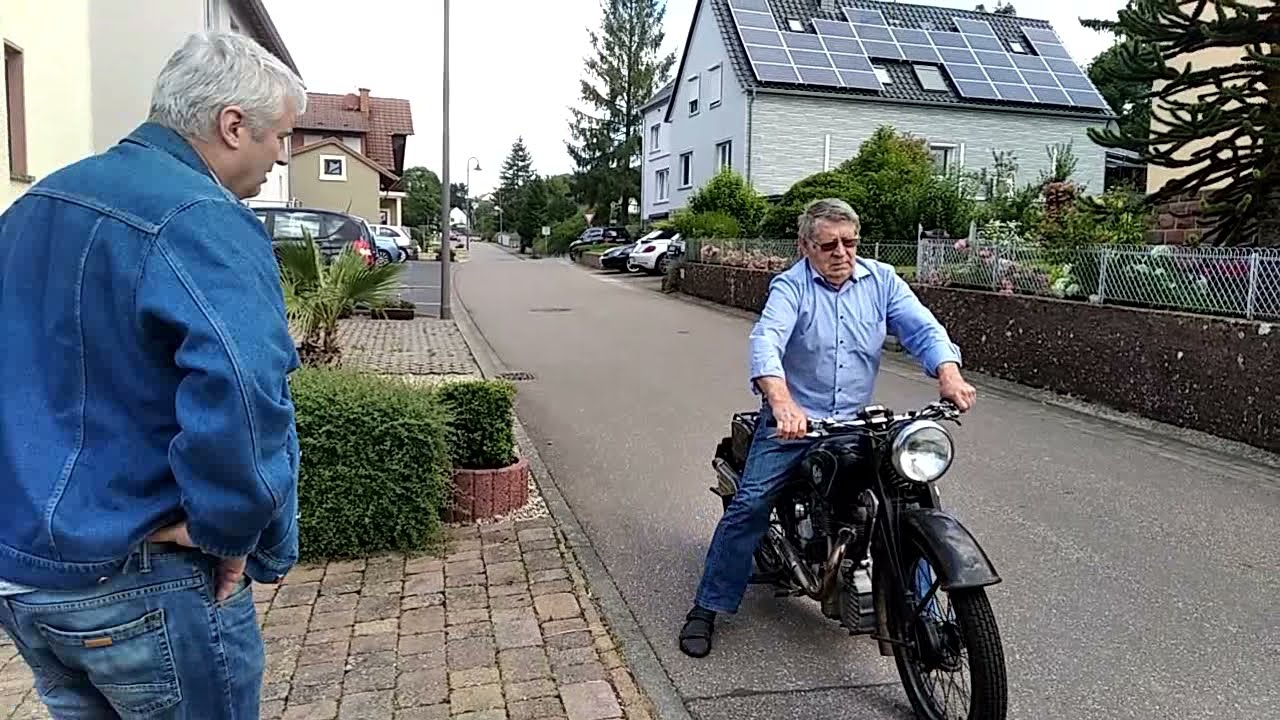 Motocykl NSU 251 - jeżdzimy, śmigamy aż miło.  Rolf i jego pasja. Part 3.