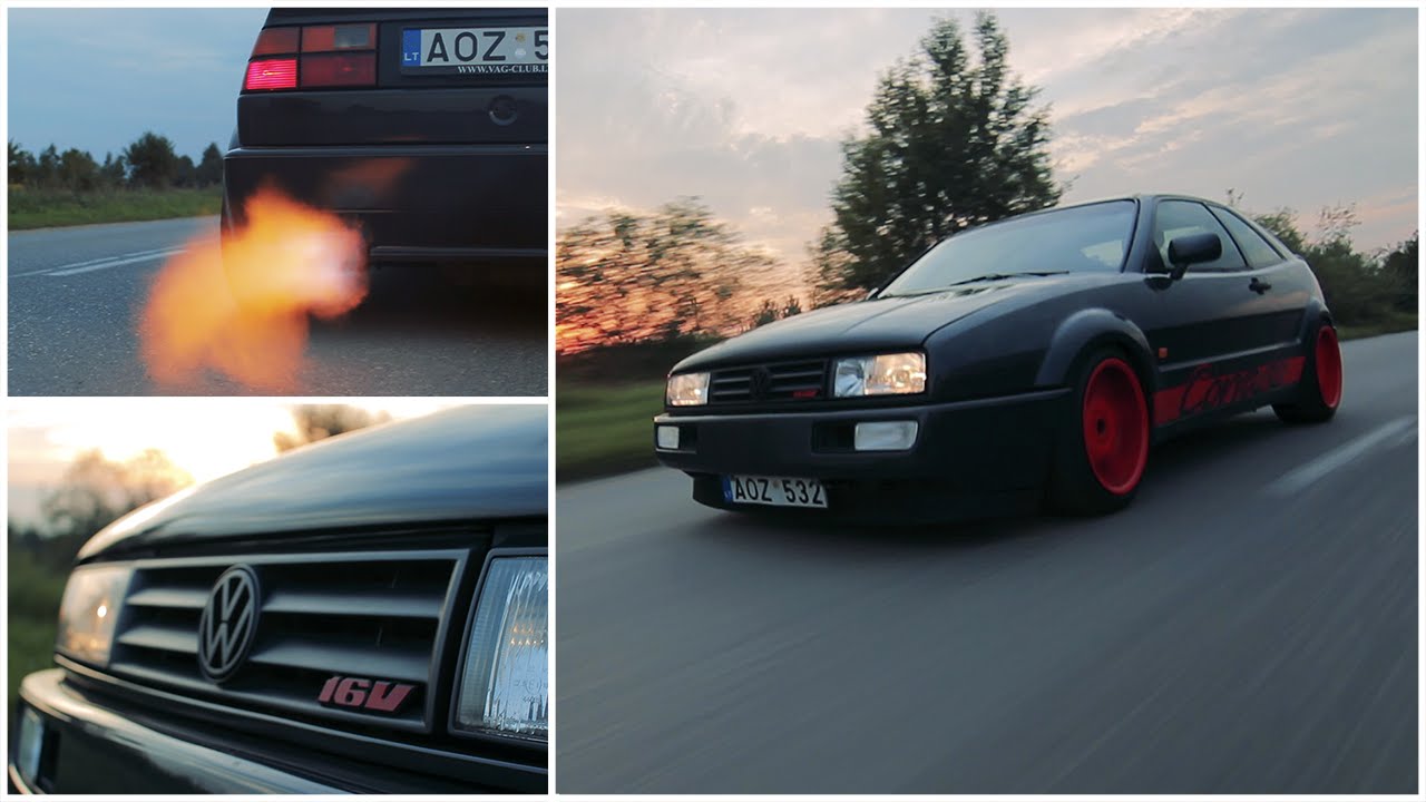 VW Corrado Turbo - Raw Sound, Flames & Burnout