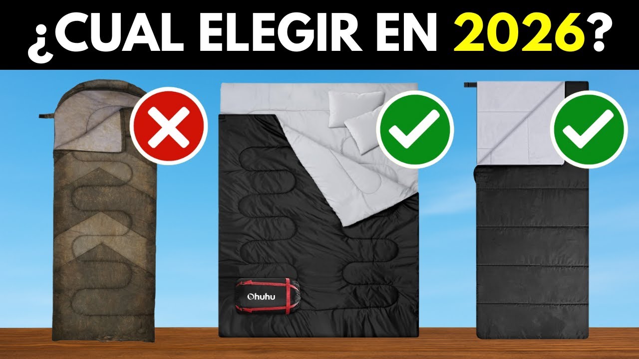 😲 Los 5 MEJORES Sacos de DORMIR en Amazon 2026✅[Calidad/Precio] | SACOS de DORMIR en ALTA MONTA&Ntilde;A