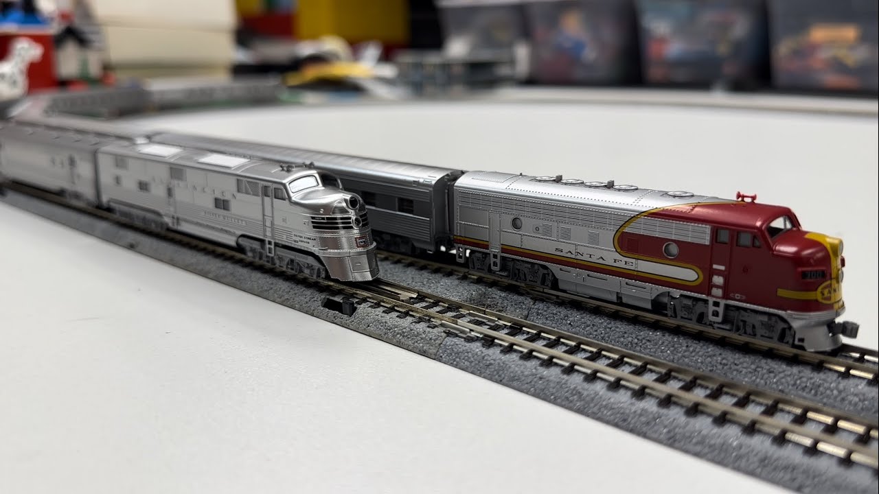 Fast N Scale Kato Trains - TGV, Santa Fe Super Chief, Silver Streak