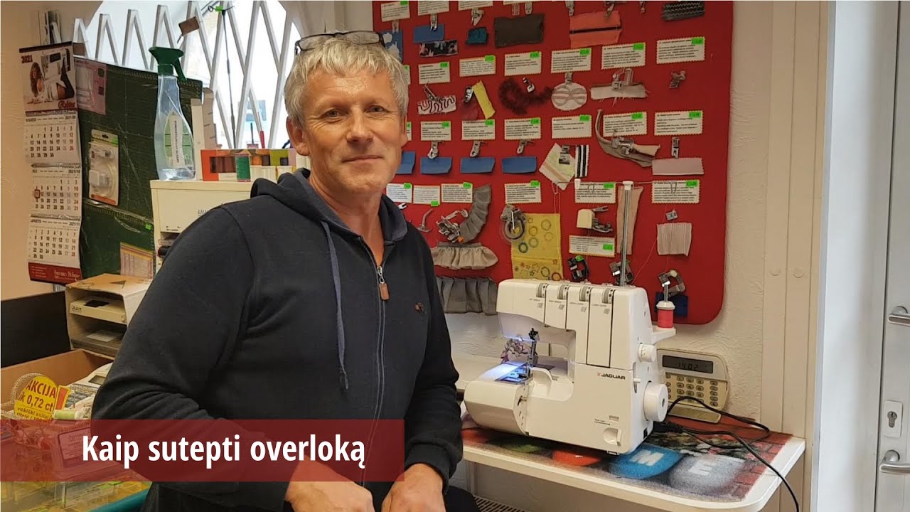 Siuvimo mašinų meistras: Kaip sutepti buitinį overloką