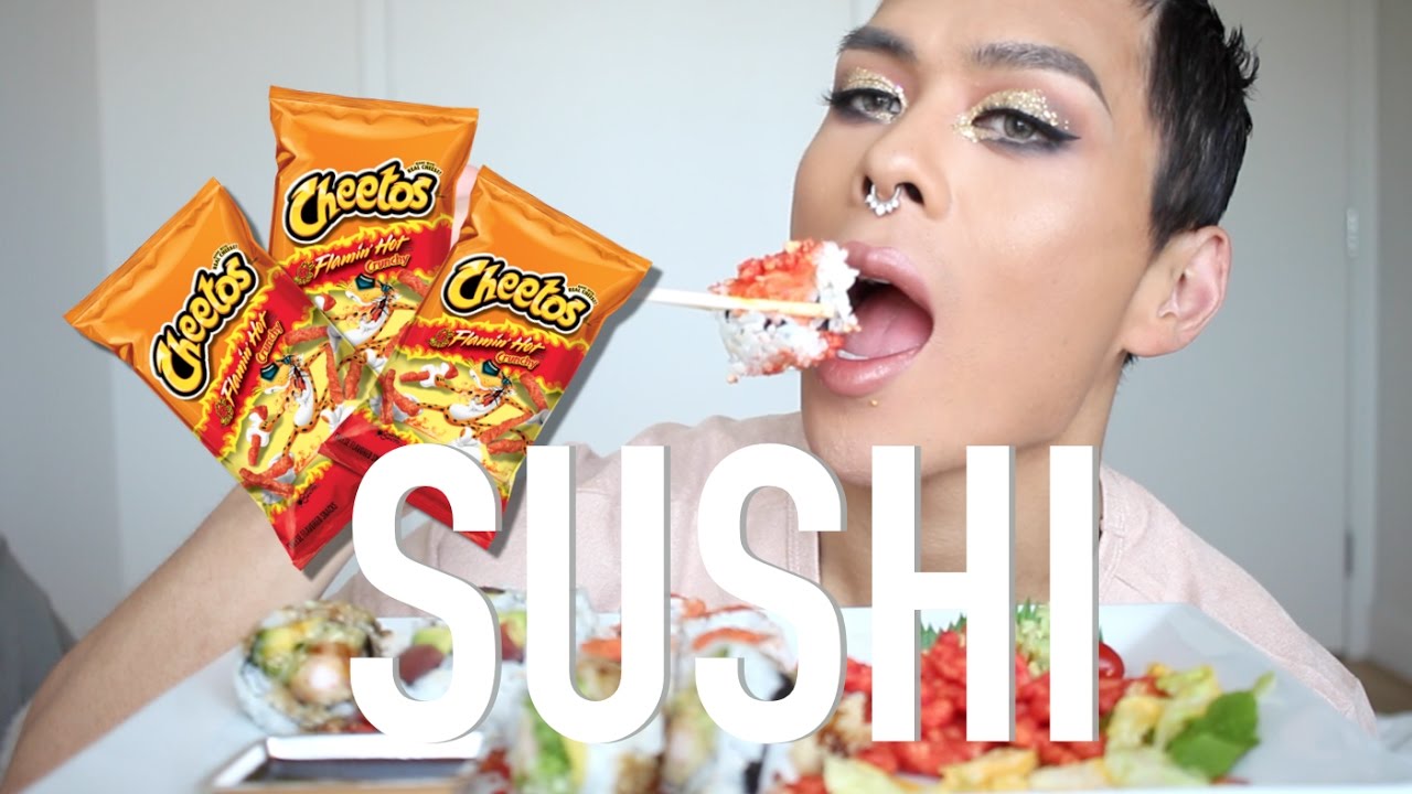 HOT CHEETOS SUSHI & TALKING BULLYING | MUKBANG 먹방 ASMR BINAURAL