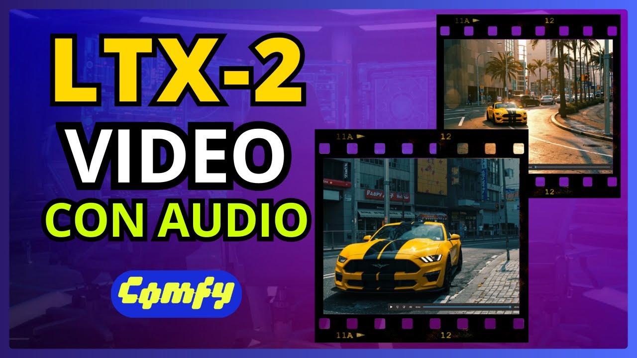 LTX-2 en ComfyUI: Crea VIDEO con AUDIO y LIPSYNC usando IA