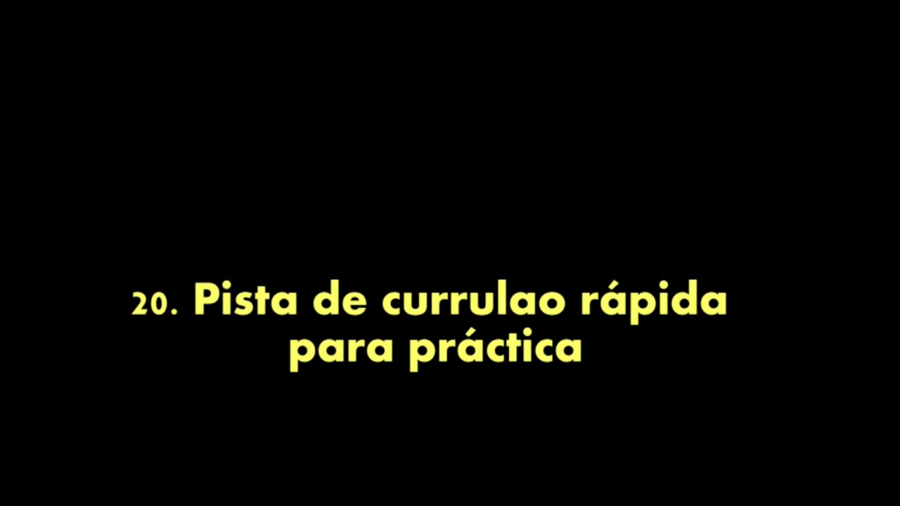 A marimbiar 20,  Pista de currulao rápida para práctica