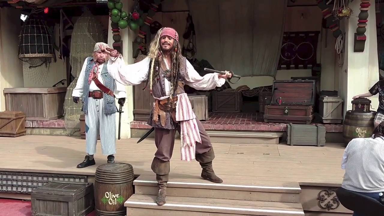 Captain Jack Sparrow Pirate Tutorial at Magic Kingdom!