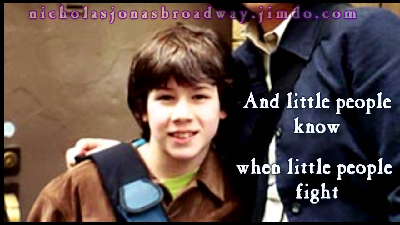 Nicholas Jonas as Gavroche - (RARE) 2003 audio