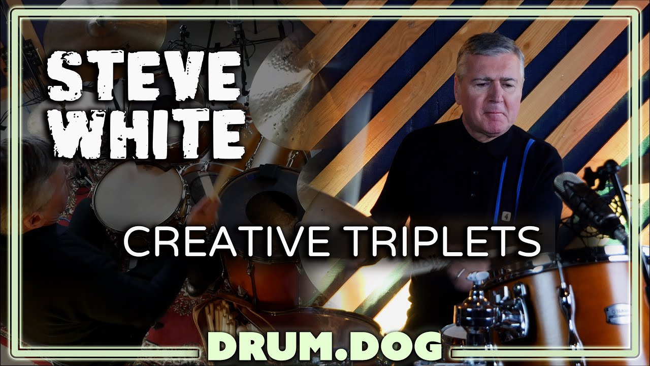 Упражнения Стива Уайта на триоли, форшлаги и акценты | Drum Dog
