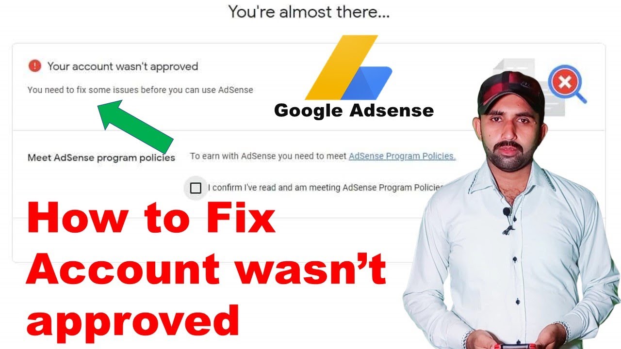 your account wasn't approved | How to Fix adsene Approval issue