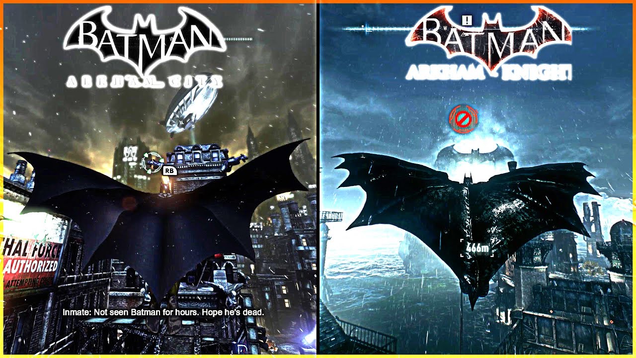 Batman - Arkham City Vs Batman - Arkham Knight | Comparison