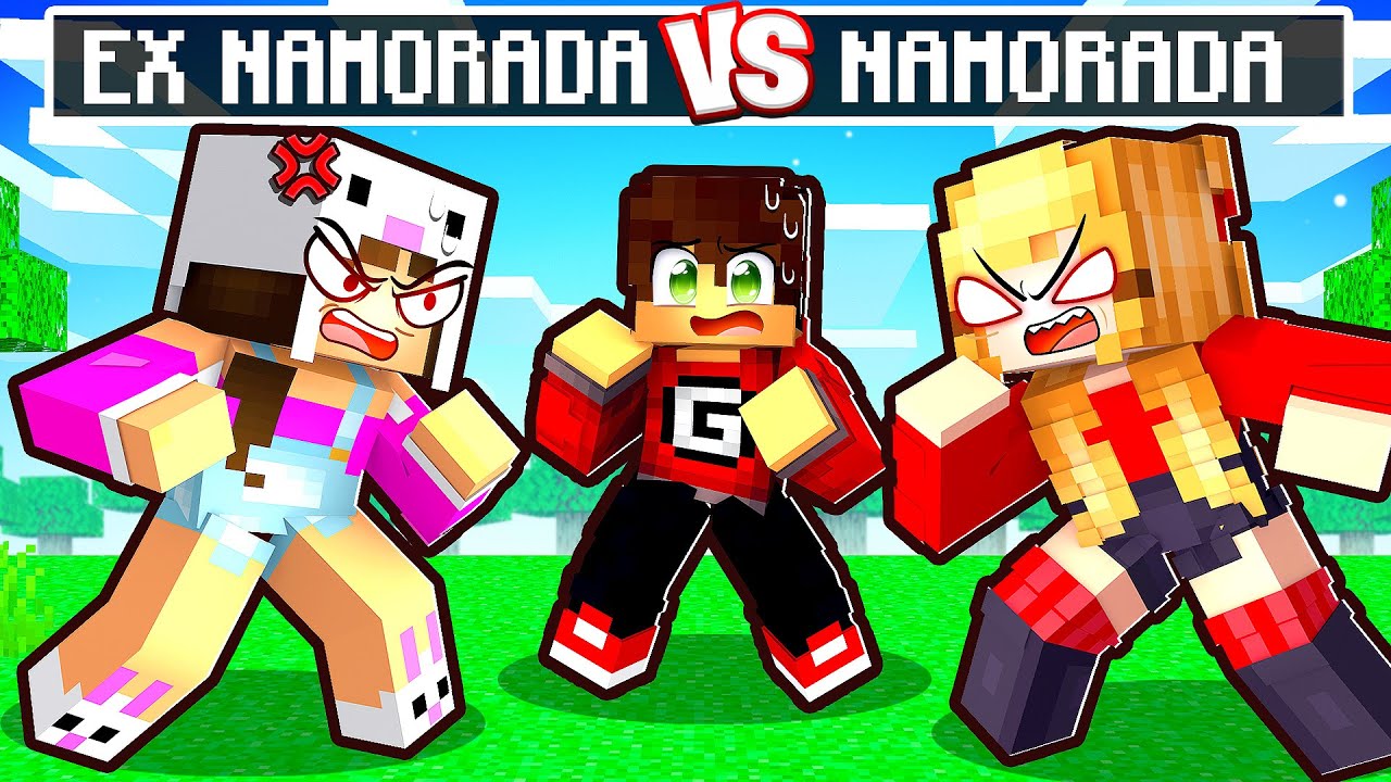 EX NAMORADA vs NAMORADA no Minecraft