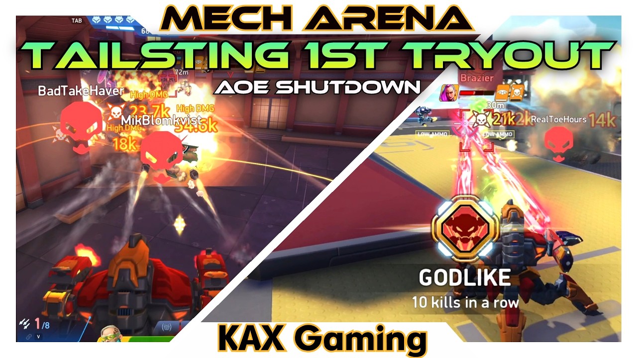 1st Time Tailsting Tryout | Tailsting's Ability Is Very Deceptive👀 - Mech Arena