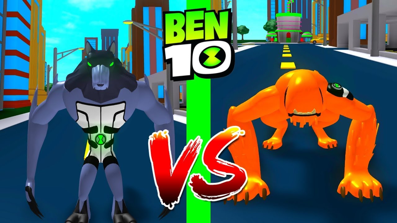 Roblox Ben 10 Benwolf VS Wildmutt Roblox Ben 10 Arrival of Aliens