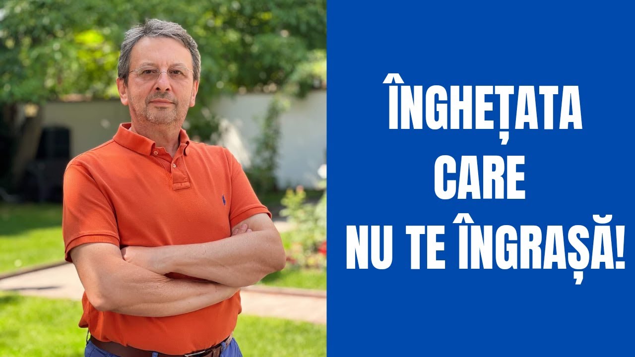 CEA MAI BUNĂ ÎNGHEȚATĂ, FĂRĂ ZAHĂR, FĂRĂ FRIȘCĂ, FĂRĂ SMÂNTÂNĂ!