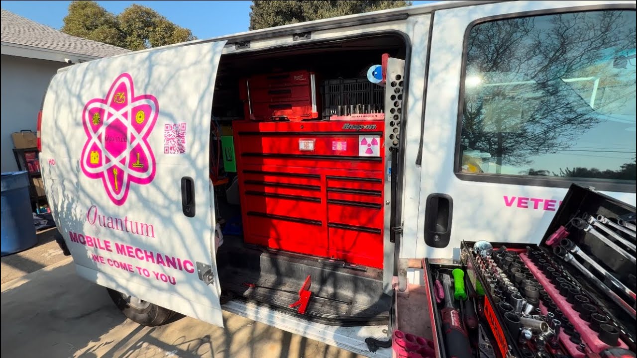 Mobile mechanic toolbox tour and setup