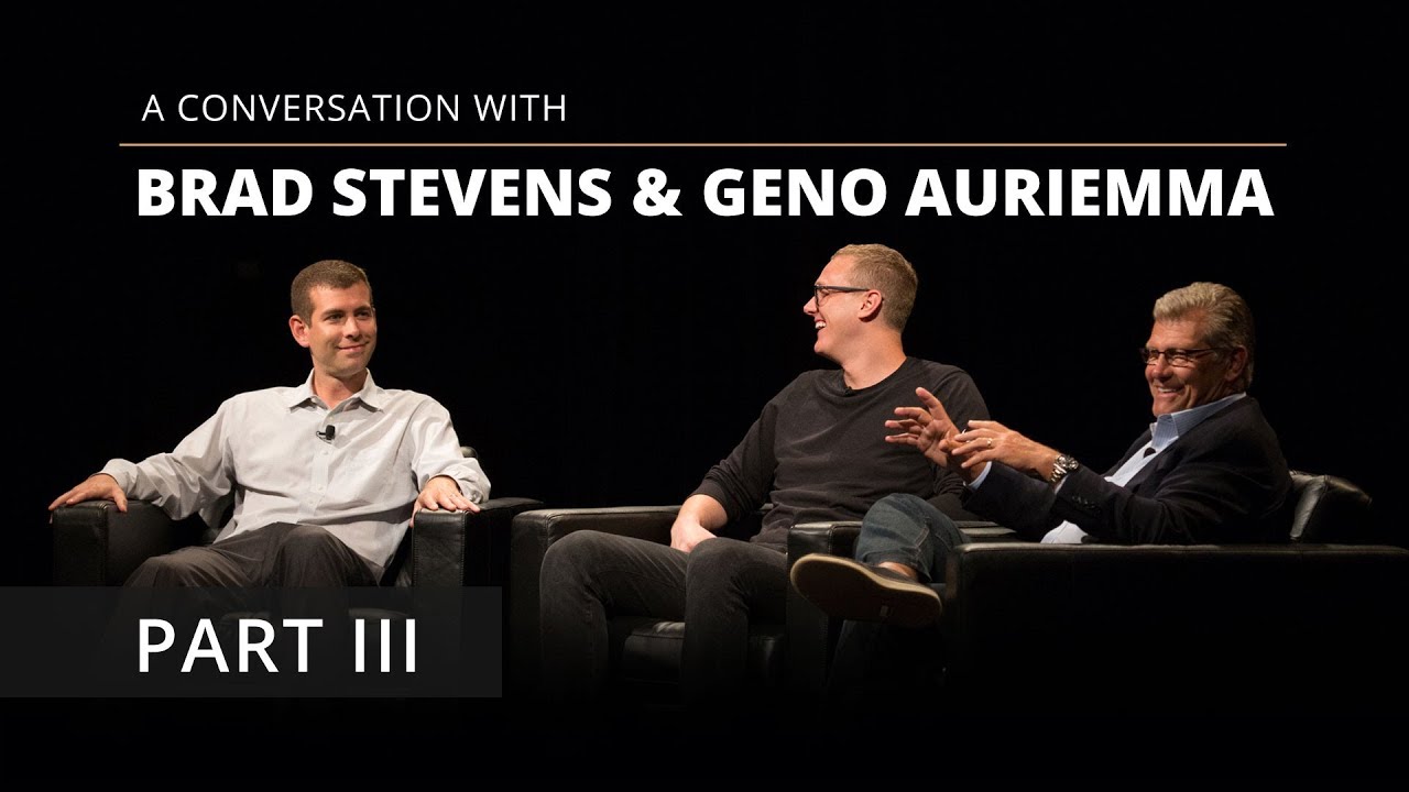 Brad Stevens and Geno Auriemma discuss how to deal with the psychology of winning and losing.