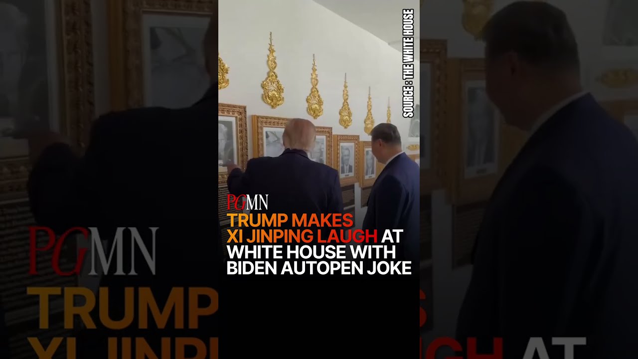 Трамп рассмешил Си Цзиньпина шуткой об автопене Байдена во время встречи в Белом доме