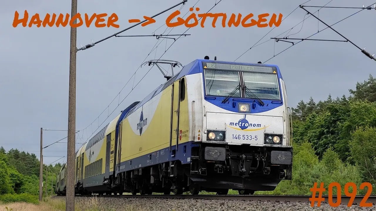 Führerstandsmitfahrt #092 - Hochwasser im Leinetal