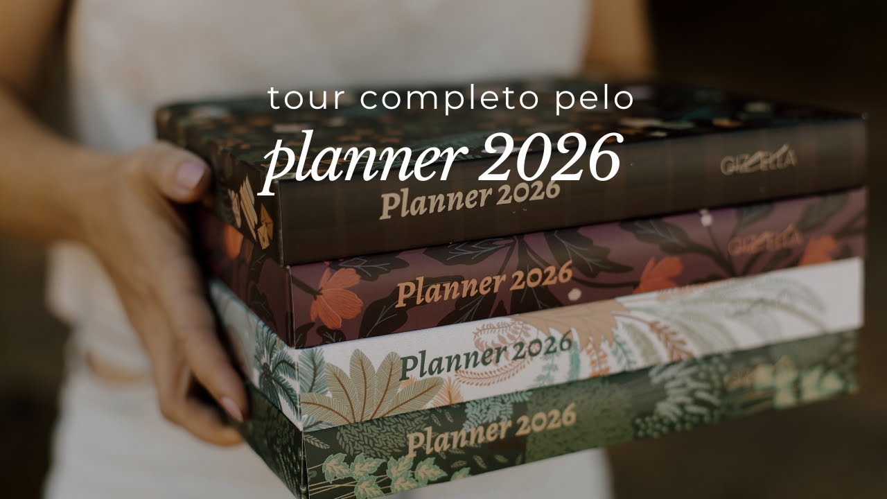 Planner 2026 Giz & Ella | Tour completo por todas as capas e por dentro | O &uacute;nico que &eacute; 2 em 1!